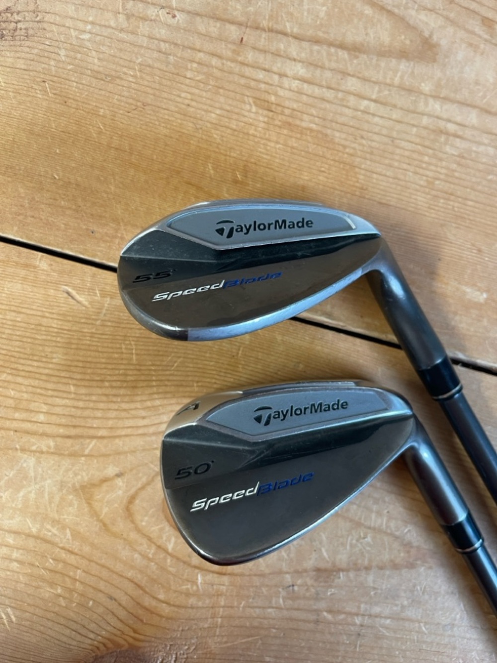TaylorMade SPEEDBLADES Velocity T Flex L Ladies SW 55, AW 50, Golf Pride Grips